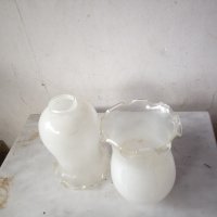 две стъкла за полилей,нощна лампа,аплик, снимка 3 - Настолни лампи - 20761682
