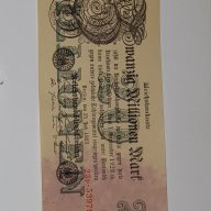 UNC. 20 MILLIONS REICHSMARK 1923, снимка 1 - Нумизматика и бонистика - 17590015