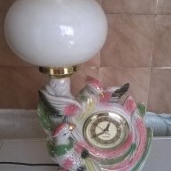 настолна нощна лампа с часовник, снимка 1 - Настолни лампи - 11750298
