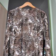 Тигрова дамска блуза, снимка 2 - Блузи с дълъг ръкав и пуловери - 17247963