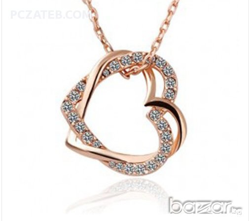 Колие "Две сърца", снимка 1