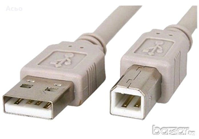 USB 2 A-B кабел за принтер, снимка 1