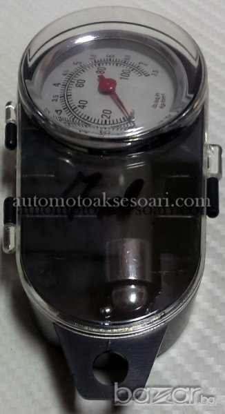 Манометър - метален, снимка 1