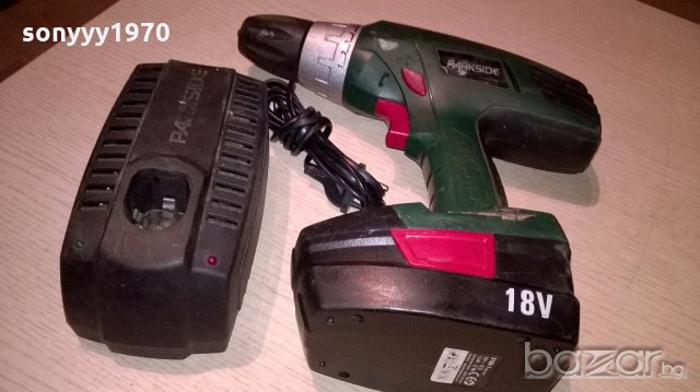 Parkside germany 18v-машина с батерия и зарядно-внос швеицария