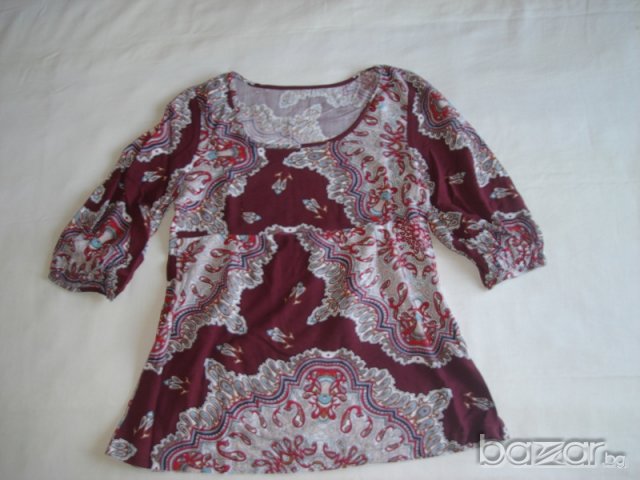 Прекрасна флорална дамска туника, М  , снимка 7 - Туники - 18368699