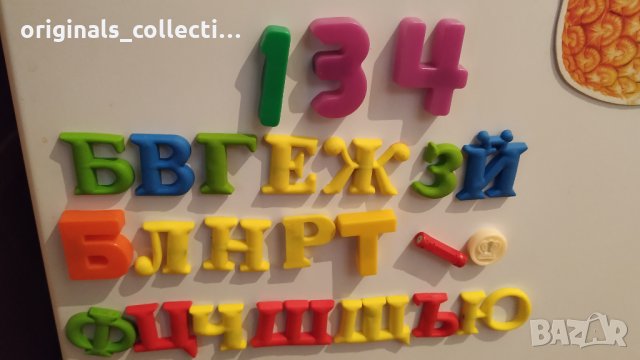 Магнитна азбука за хладилник, снимка 1 - Пъзели - 23704502