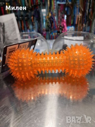 играчка Spiky dumbbell 15см., снимка 2 - За кучета - 25161055