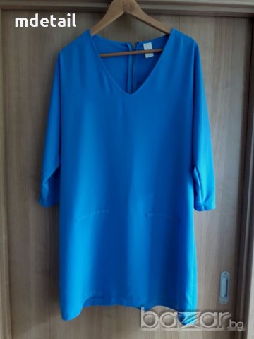 VILLA - синя рокля/туника, снимка 3 - Рокли - 18249566