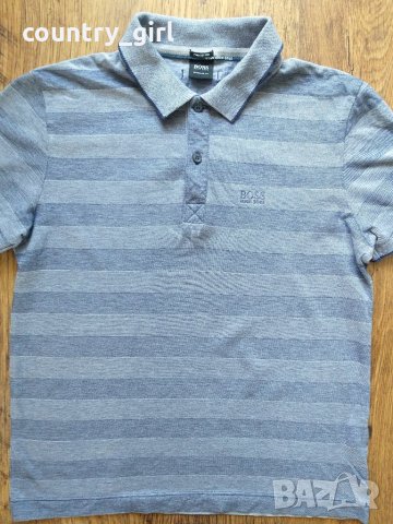 Hugo Boss Navy Firenze Polo Shirt  - страхотна мъжка тениска, снимка 3 - Тениски - 24894561