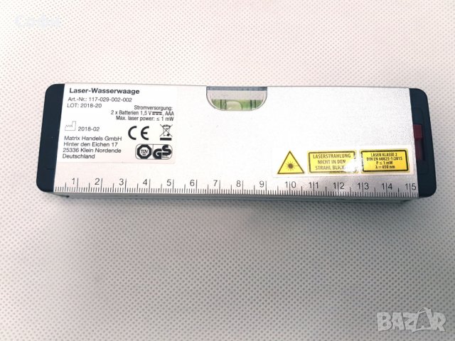 Лазерен нивелир с триножник 30см - STAR Q, Точност ± 1mm /1m  , снимка 2 - Измервателни инструменти - 24218421