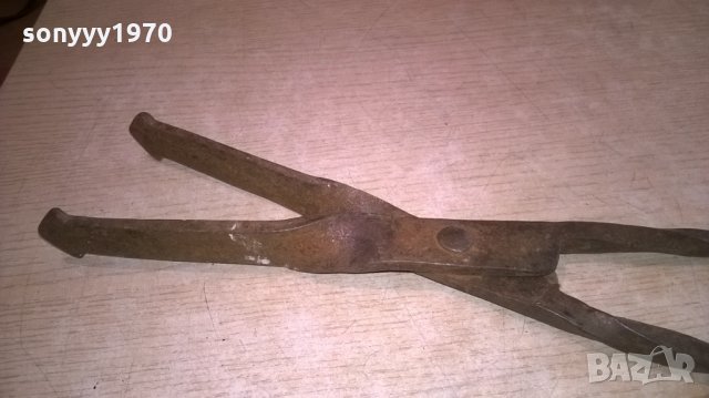 изковани в огъня-38см-ковашки клещи-внос швеция, снимка 8 - Клещи - 25408913