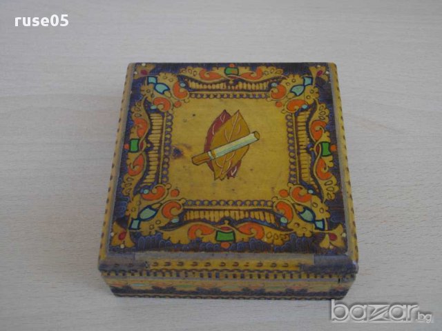 Кутия за цигари пирографирана - 1, снимка 2 - Други ценни предмети - 15192571