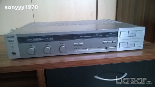 ★ █▬█ 0 ▀█▀ ★ philips f4234/00-stereo amplifier-230w-made in belgium-внос швеицария, снимка 11 - Ресийвъри, усилватели, смесителни пултове - 8939103