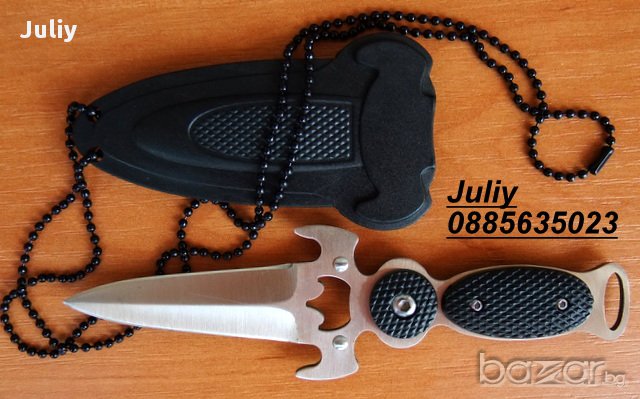 Нож за скрито носене на врат/кама/ 65х150, снимка 5 - Ножове - 11958495