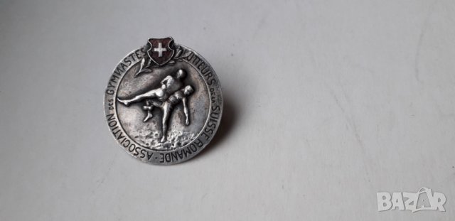 Швейцарска сребърна наградна значка, снимка 4 - Колекции - 24662000