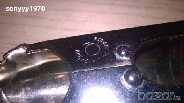 Champagne-inox-14x4x3см-внос швеицария, снимка 14 - Антикварни и старинни предмети - 16798112