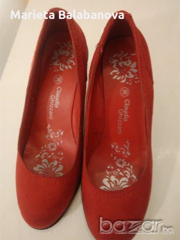 Дамски червени обувки, снимка 3 - Дамски ежедневни обувки - 20864880