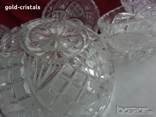 кристални купички, снимка 6 - Антикварни и старинни предмети - 20839327