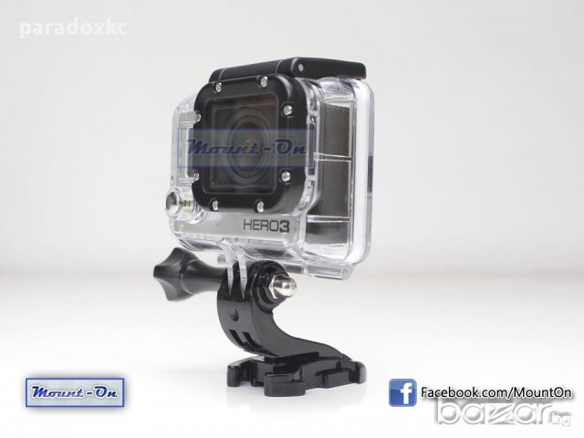 Gopro щипка J-hook Mount извита стойка go pro hero гопро го про херо, снимка 4 - Камери - 10528878