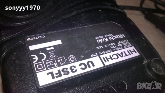hitachi uc 3sfl li-ion charger-made in japan-внос белгия, снимка 9 - Винтоверти - 25911622