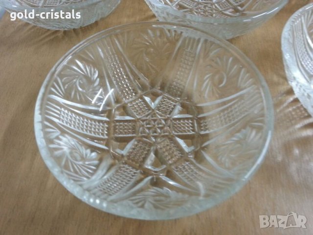 кристални  купички чешко стъкло , снимка 4 - Антикварни и старинни предмети - 22298589