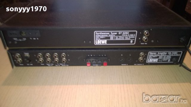 loewe sa 3480 stereo amplifier+loewe st 3280 synthesizer tuner-внос швеицария, снимка 8 - Ресийвъри, усилватели, смесителни пултове - 9161721
