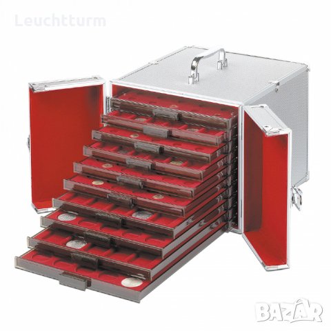  табли за съхранение на монети с чекмедже / защитен капак ELITEPLAST, снимка 4 - Нумизматика и бонистика - 25712378