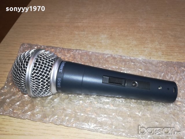shure sm58-професионален качествен микрофон, снимка 3 - Микрофони - 21109523