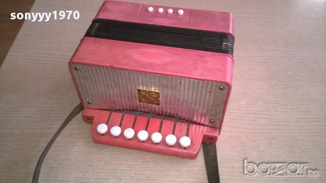 Ретро руски акордеон 20х20х12см-за колекция/ползване, снимка 12 - Акордеони - 17930322