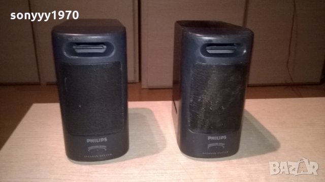 philips-2 броя тонколони-18х16х10см-внос швеицария, снимка 2 - Тонколони - 24578140