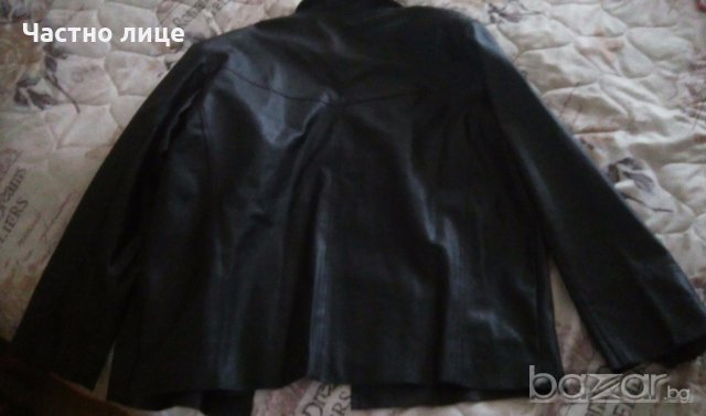 Две мъжки български кожени якета от еко кожа , снимка 2 - Якета - 19898841