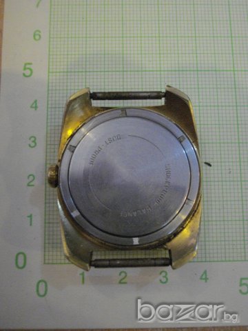 Часовник ръчен мъжки "WOSTOK" позлатен ( AU 10 - ) работещ, снимка 3 - Мъжки - 7742174