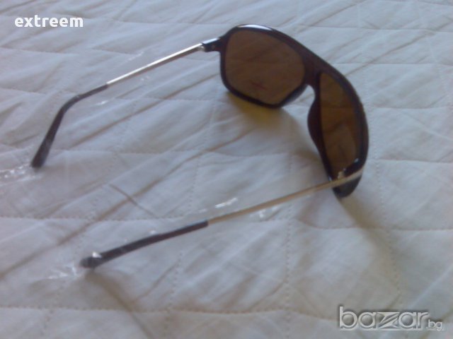 C A R R E R A -Авиатор POLARIZED тъмно кафяв +UV400 & Златиста рамка, снимка 4 - Слънчеви и диоптрични очила - 10546737
