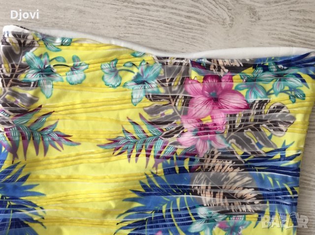 Флорална секси рокля, снимка 3 - Рокли - 24939064