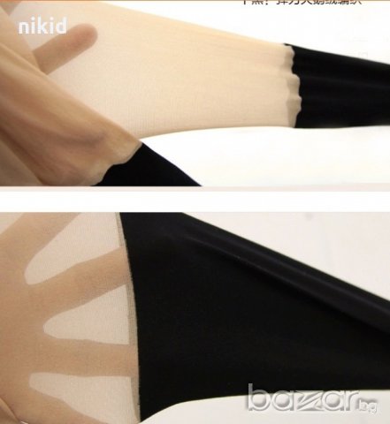 Дамски чорапогащник 2 цвята телесно черен, снимка 2 - Бельо - 21406101