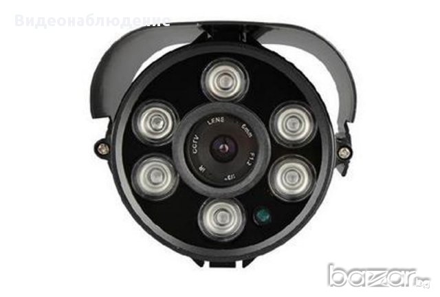1200tvl 1/4" HD IR LED IR-CUT 6 Array Охранителна Ден/Нощ Камера. Удароусточива. Водоустойчива., снимка 16 - Камери - 10962201
