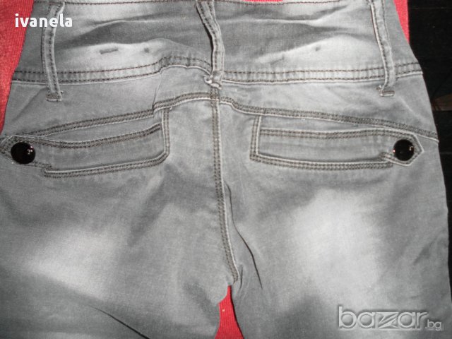 Сиви слим дънки, снимка 5 - Дънки - 11954093