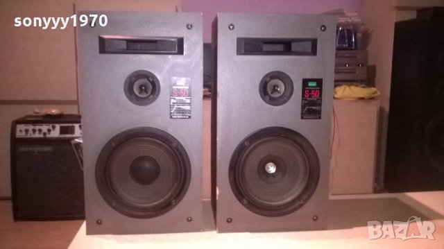 sansui s-50 2бр тонколони-51х27х20см-внос швеицария, снимка 6 - Тонколони - 24230729