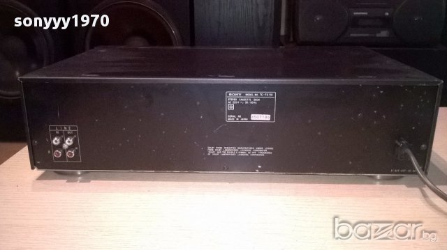 ПОРЪЧАН-Sony tc-fx110/deck made in japan-внос швеицария, снимка 9 - Ресийвъри, усилватели, смесителни пултове - 14650230