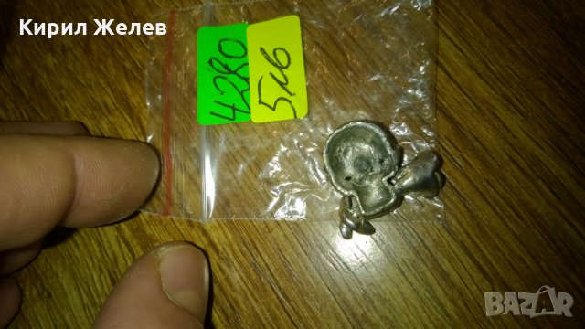 Череп и Роза сребрист метал -390, снимка 3 - Колекции - 24069235