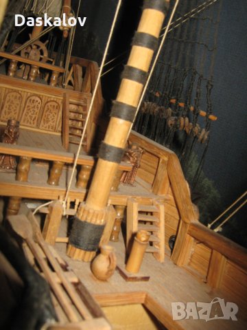Продавам дървен макет на кораб-Санта Мария, снимка 3 - Декорация за дома - 26142472