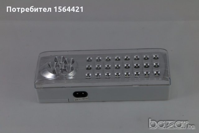 Аварийна лампа, нова, немска, 24 + 6 светодиода, 4 V 1.2 Ah , снимка 4 - Лед осветление - 18887835