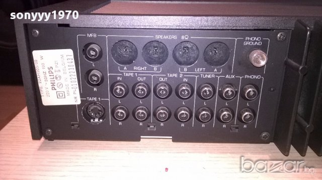 Philips 22ah305/00-amplifier-190w-made in belgium-внос швеицария, снимка 12 - Ресийвъри, усилватели, смесителни пултове - 14591118