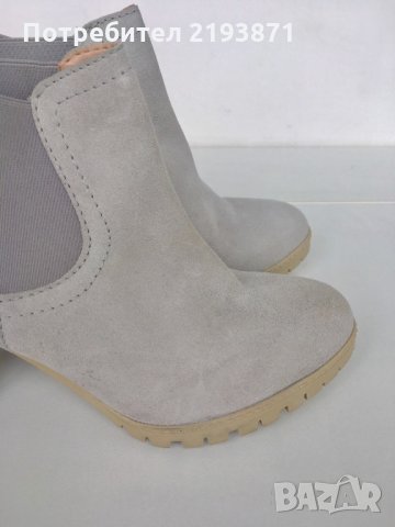 Естествена кожа велур нови боти Pier One номер 39, снимка 7 - Дамски боти - 24652610