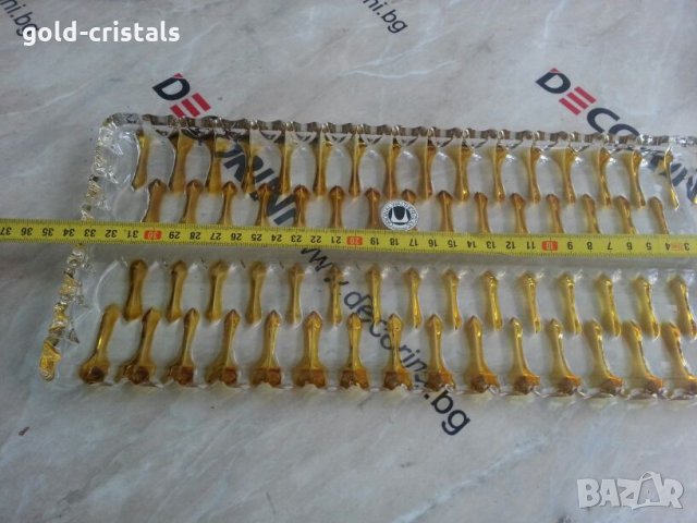 Кристален поднос плато немски кристал, снимка 4 - Антикварни и старинни предмети - 23915286