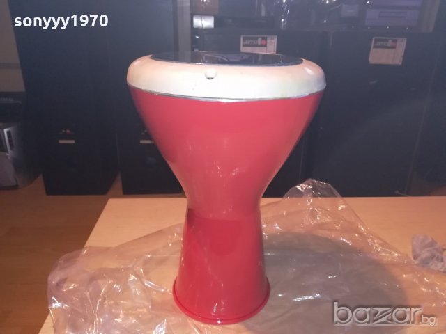 Тарамбука 40х25см-внос сирия-червена нова метална, снимка 9 - Ударни инструменти - 20913027