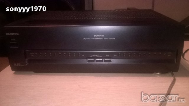 soundwave ma700/power amplifier 500w-внос швеицария, снимка 3 - Ресийвъри, усилватели, смесителни пултове - 16901883