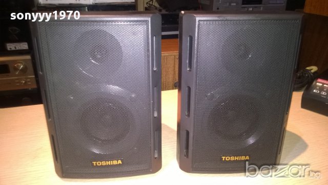 toshiba-тонколони-2 броя-24/16/12см-внос швеицария, снимка 6 - Тонколони - 10514922