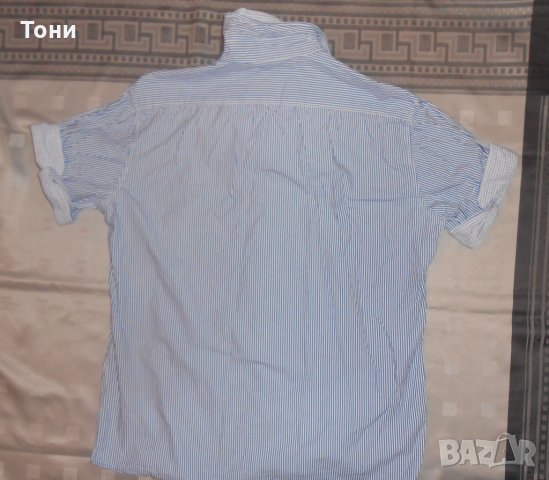 Мъжка риза с къс ръкав и двойна яка McNeal, снимка 12 - Ризи - 22421993