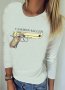 ХИТ! Дамска блуза FASHION KILLER с пистолет принт! Поръчай модел с ТВОЯ идея!, снимка 3